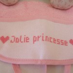 patron broderie bavoir bébé