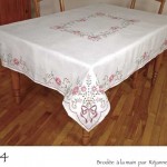 patron broderie nappe