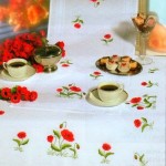 patron broderie nappe