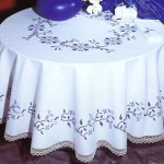 patron broderie nappe