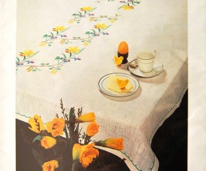 patron broderie nappe