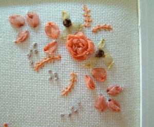 patron broderie ruban gratuit