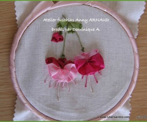 patron pour broderie ruban