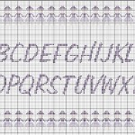 grille broderie alphabet