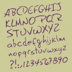 grille broderie alphabet