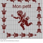 grille broderie ange gratuite