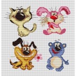 grille broderie animaux