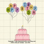 grille broderie anniversaire