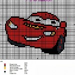 grille broderie cars