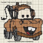 grille broderie cars