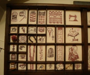 grille broderie casier imprimeur