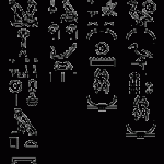 grille broderie egyptienne