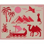 grille broderie egyptienne