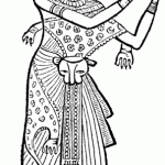 grille broderie egyptienne