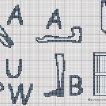 grille broderie egyptienne