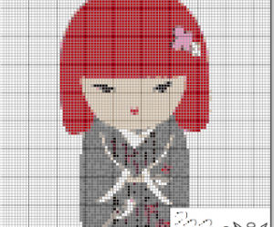 grille broderie facile gratuite