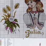 grille broderie gratuite communion