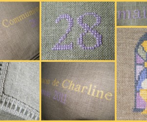 grille broderie gratuite communion