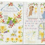 grille broderie gratuite communion