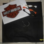 grille broderie harley davidson