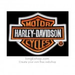 grille broderie harley davidson