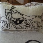 grille broderie harley davidson