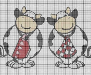 grille broderie manga