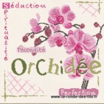 grille broderie orchidée