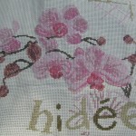 grille broderie orchidée