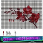 grille broderie orchidée