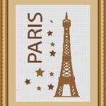 grille broderie tour eiffel