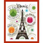 grille broderie tour eiffel