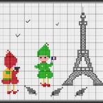 grille broderie tour eiffel