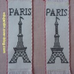 grille broderie tour eiffel