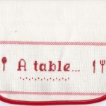 modèle broderie bavoir