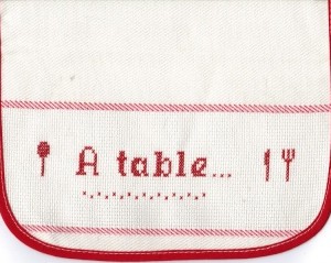 modèle broderie bavoir