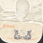 modèle broderie bavoir