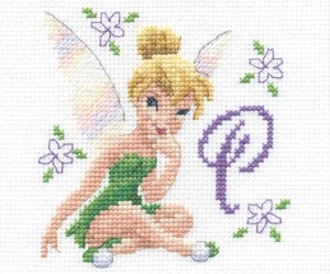 modèle broderie fée