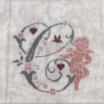 modèle broderie lettre