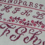 modèle broderie lettre