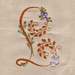 modèle broderie lettre gratuit