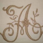 modèle broderie lettre gratuit