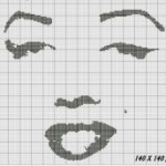 modèle broderie point de croix facile