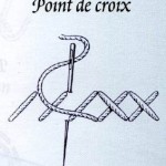 modèle broderie point de croix facile