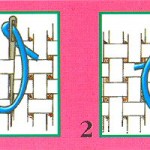 modèle broderie point de croix facile