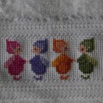 modèle broderie point de croix facile