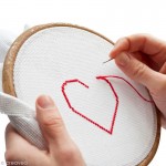 modèle broderie point de croix facile