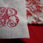 modèle broderie pour couvrir une boite en cartonnage