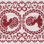 modèle broderie pour couvrir une boite en cartonnage