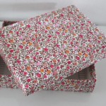 modèle broderie pour couvrir une boite en cartonnage